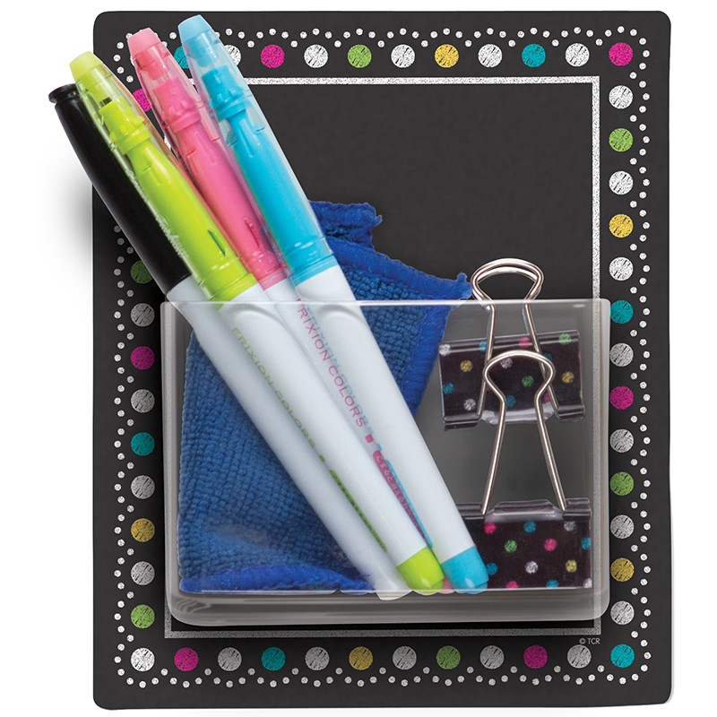 Clingy Thingies Storage Pockets, Chalkboard Brights