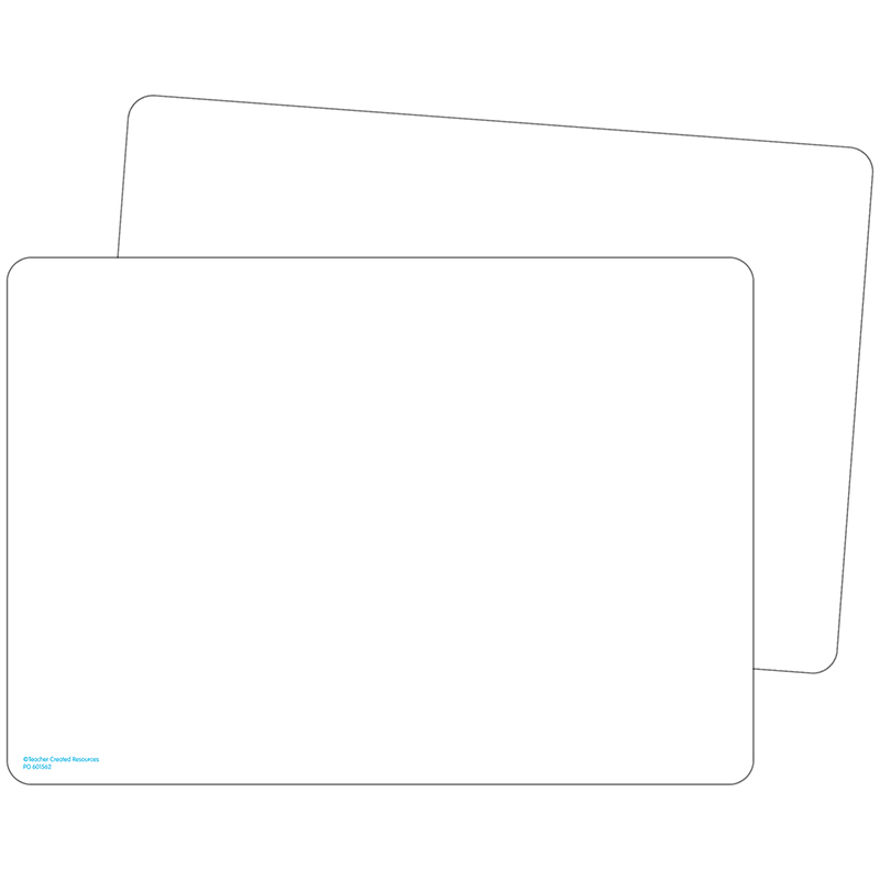 Double-Sided Premium Blank Dry Erase Boards, Pack of 10