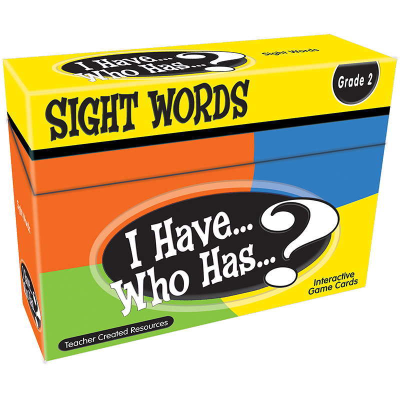 I Have, Who Has Sight Words Game, Grade 2