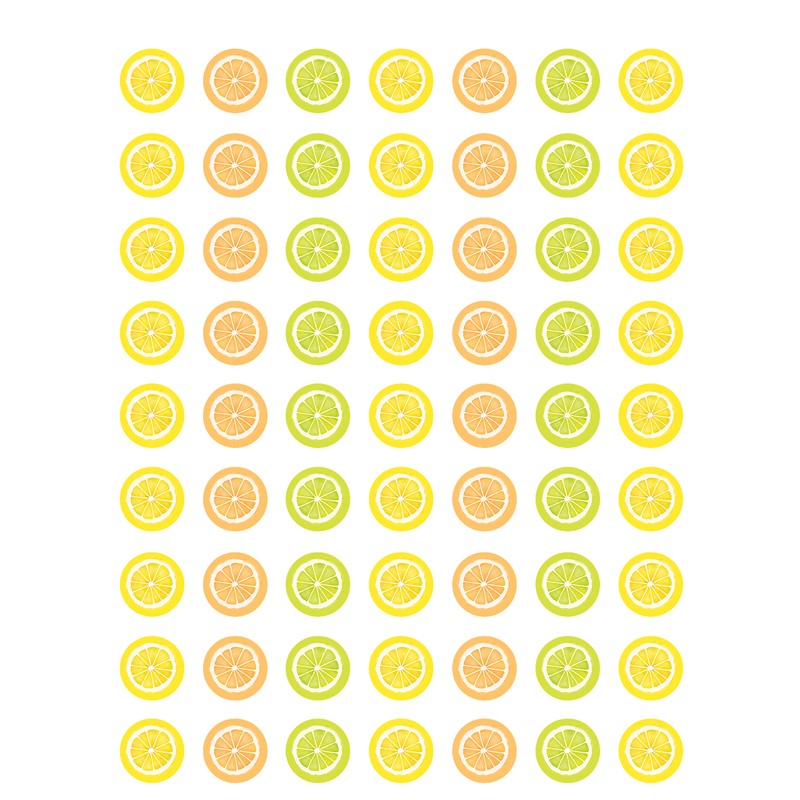 Lemon Zest Mini Stickers, Pack of 378