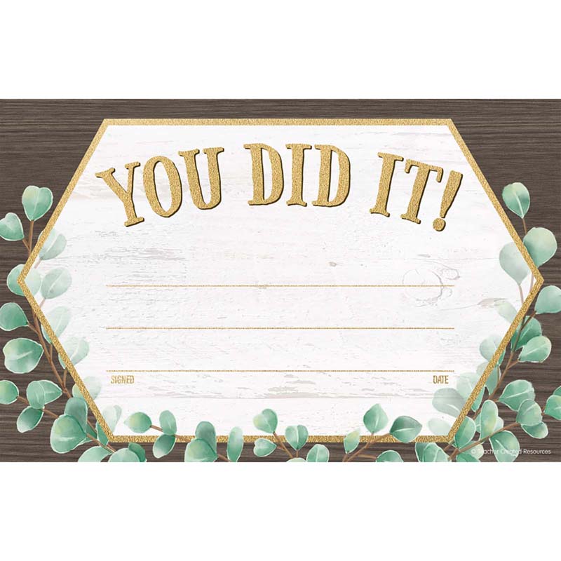 Eucalyptus You Did It! Awards, Pack of 30