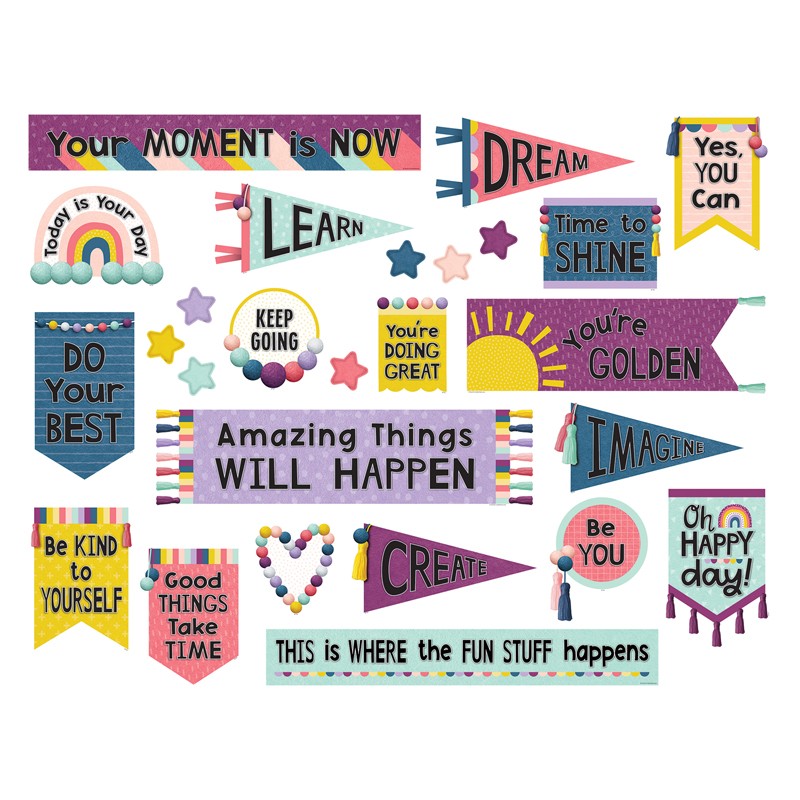 Oh Happy Day Positive Mini Bulletin Board Set