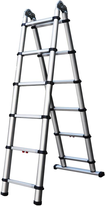 Telesteps 612TC A Fram 6Ft Ladder & 12Ft Telescoping Combo