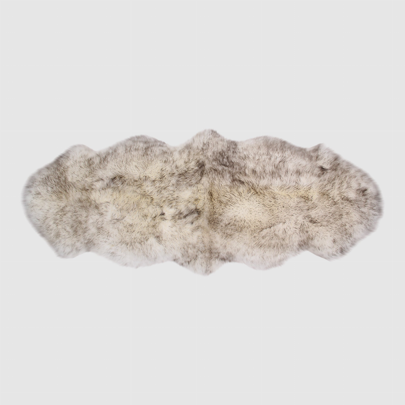 RUSTIC SHEEPSKIN DOUBLE PELT RUG