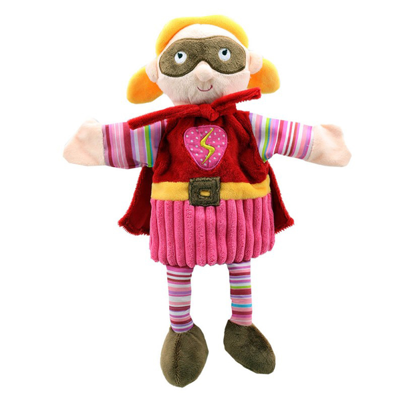 Story Telling Puppet, Superhero (Pink)