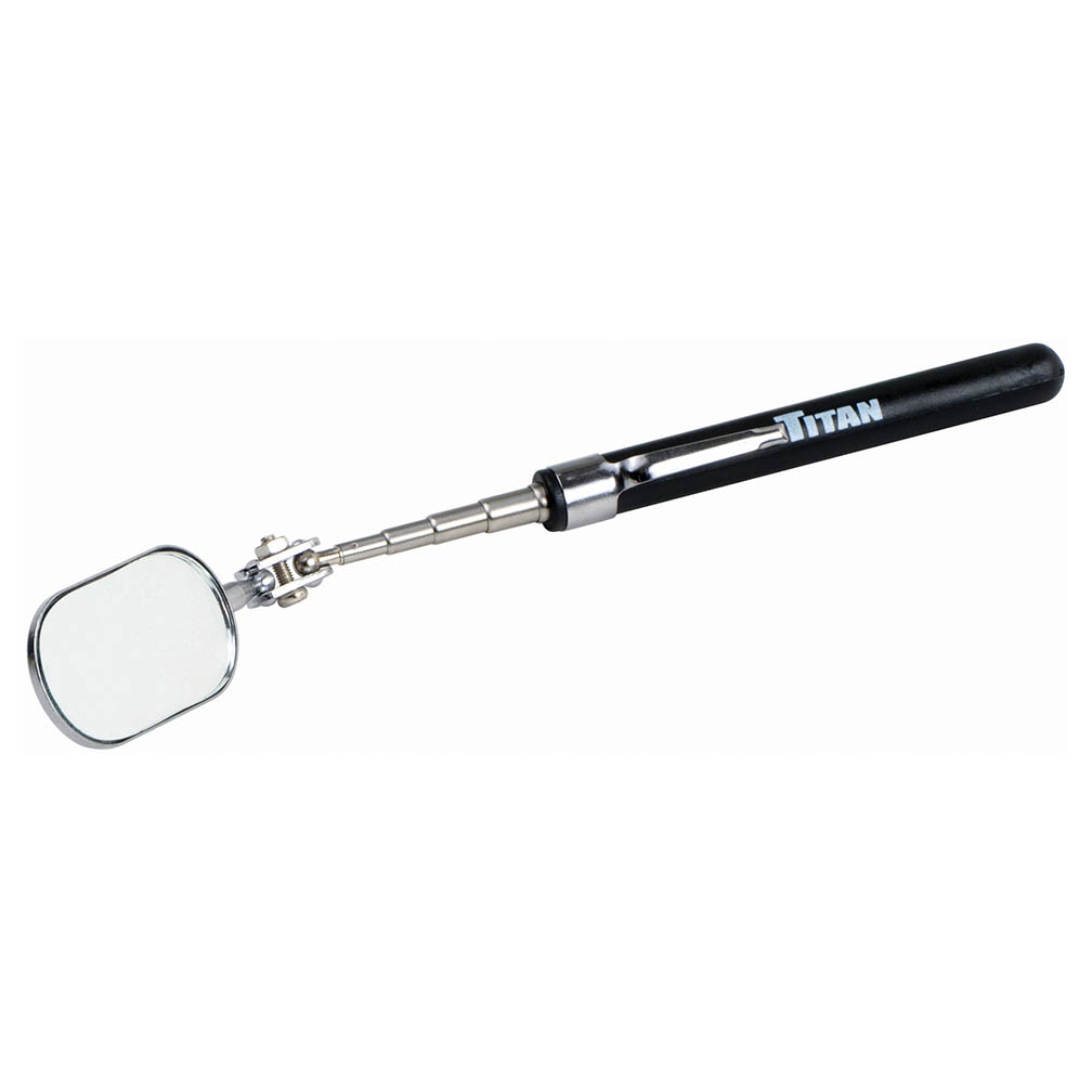 Titan Tool 1 in x 2 in Oval Telescoping Inspection Mirror