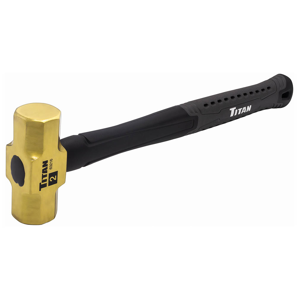 Titan Tool 2 lb Brass Non-Sparking Hammer