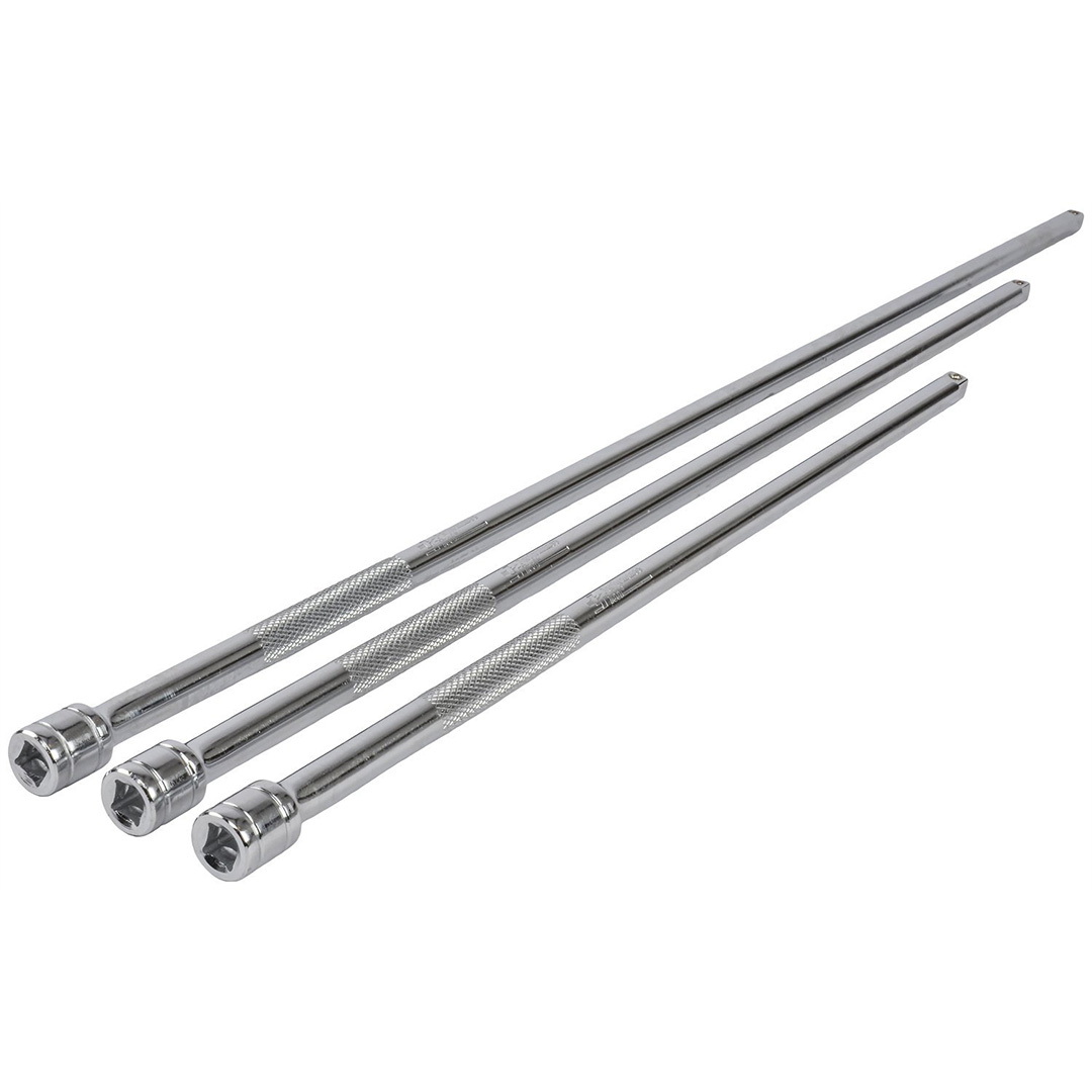 Titan 3 pc 3/8 in Drive Extra Long Extension Set