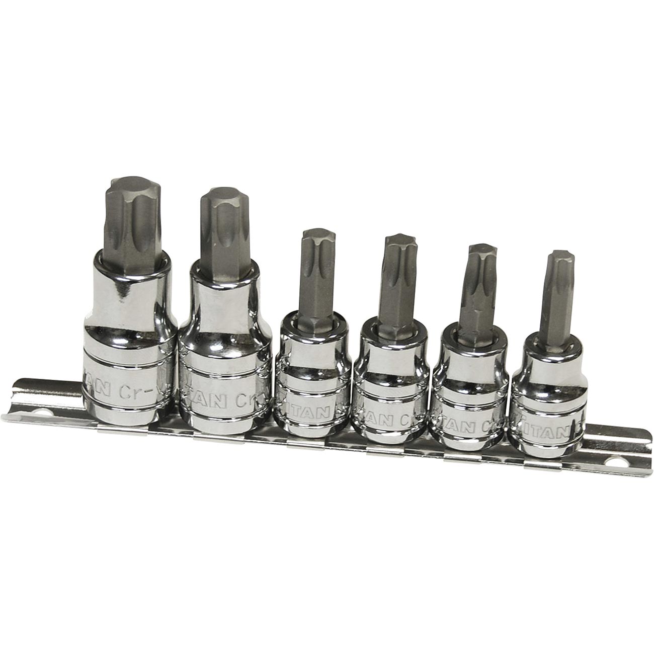 Titan 6 pc Star Bit Socket Set