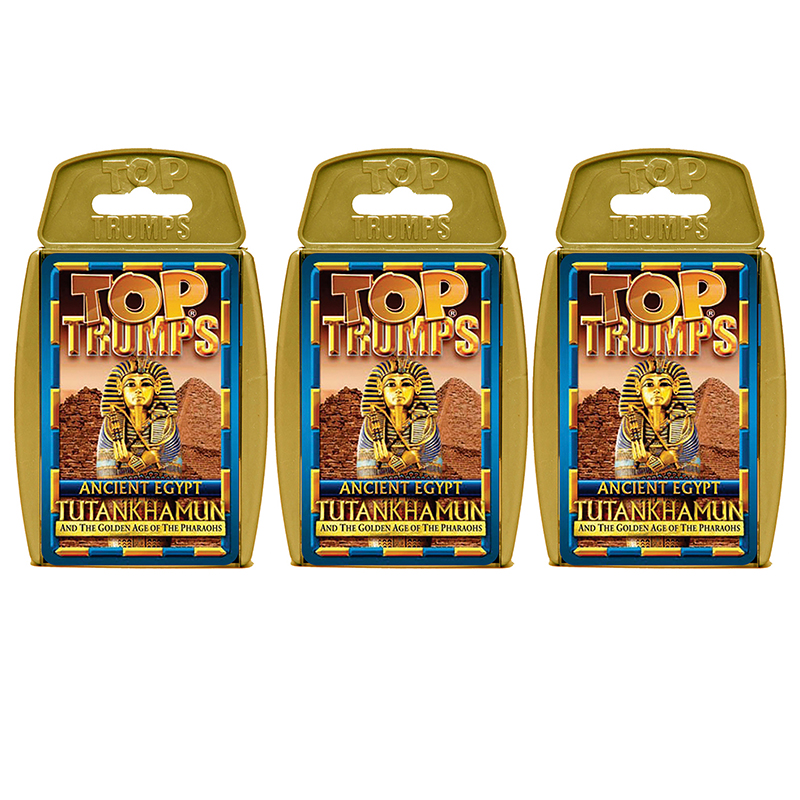 Ancient Egypt Top Trumps Card Game, Pack of 3