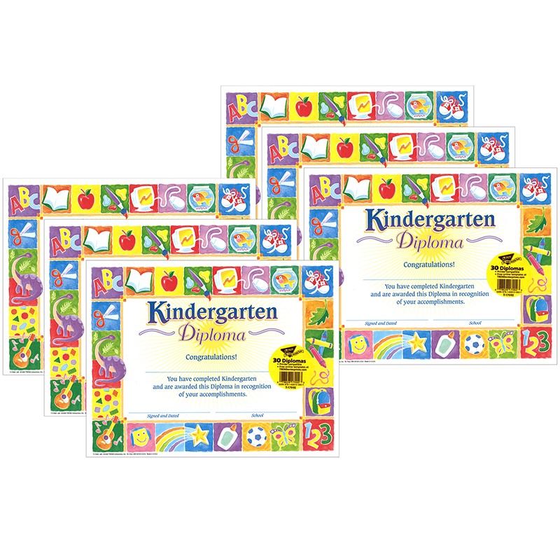 Classic Kindergarten Diploma, 30 Per Pack, 6 Packs