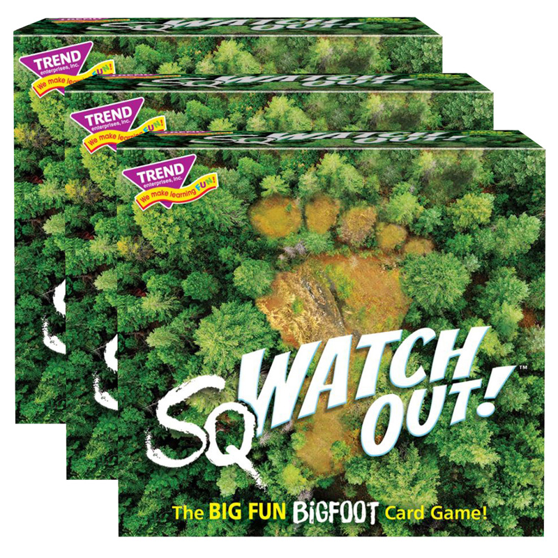 sqWATCH OUT! Three Corner Card Game, Pack of 3