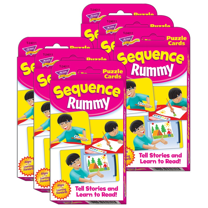 Sequence Rummy Challenge Cards, 6 Sets