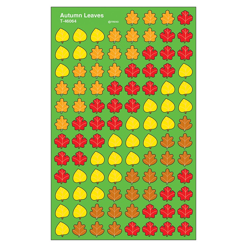 Autumn Leaves superShapes Stickers, 800 ct