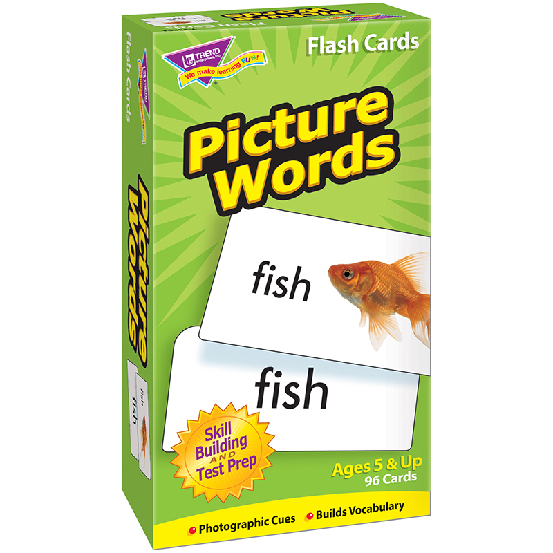 Picture Words Skill Drill Flash Cards