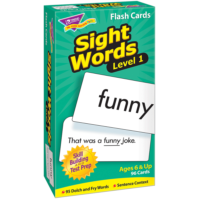 Sight Words – Level 1 Skill Drill Flash Cards
