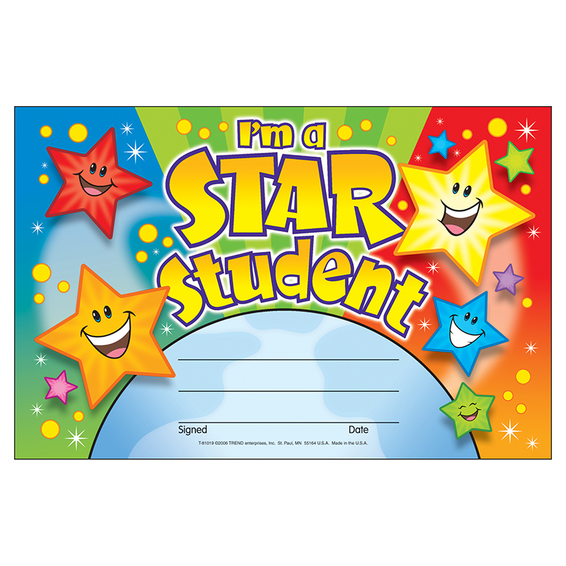 I'm a Star Student Recognition Awards, 30 ct