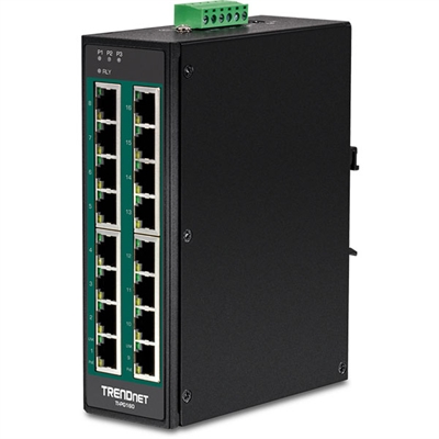 16 Port Industrial Gigabit PoE