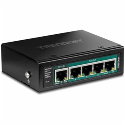 5 Port Ind Gig PoE+ Switch