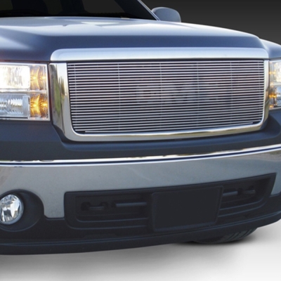 07-13 SIERRA 1500(NOT ALL TERRAIN CHROME GRILLE MODEL) BOLT-OVER W/O LOGO CUT-OUT BILLET GRILLE