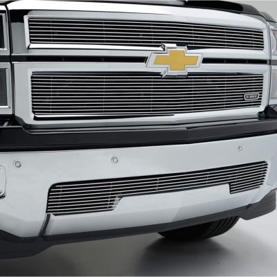 14-15 SILVERADO 1500 MAIN BILLET GRILLE 2PC OVERLAY