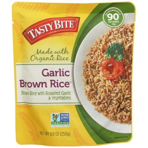 Tasty Bite Garlic Brown Rice (6x8.8OZ )