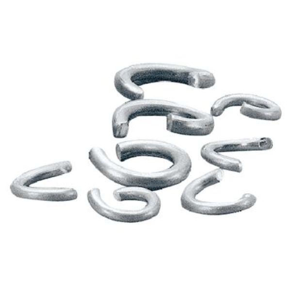 Clinching Rings-Sml 50 Pk: Stainless Steel, Fits 3/16 - 5/16 Cords
