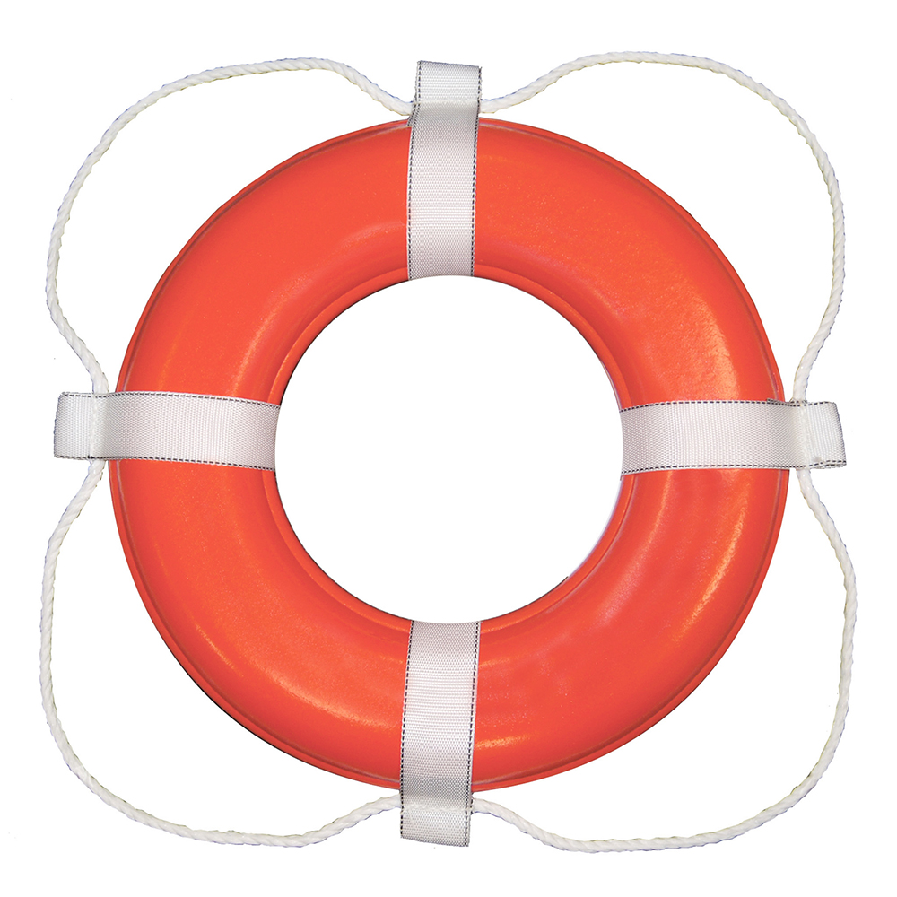 24In Orange Foam Ring Buoy