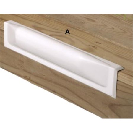 Dock Bumper-Straight White 18In