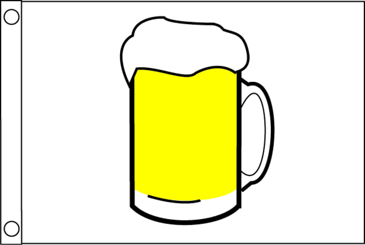12X18 Beer Flag