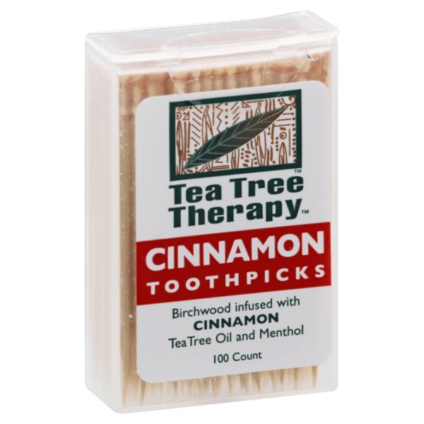 Tea Tree Therapy Cinnamon Toothpicks (12x100 CT)