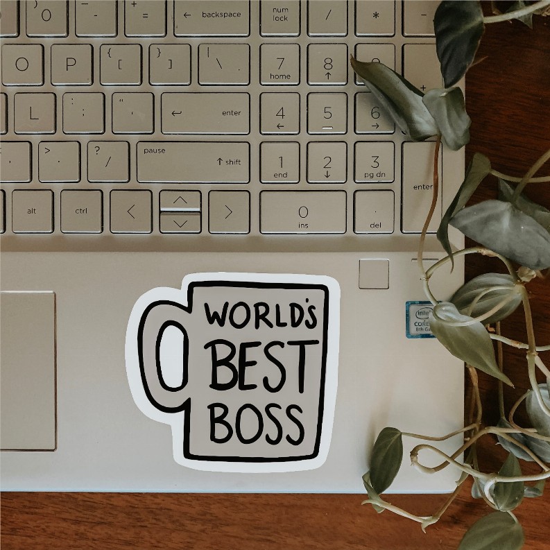 Best Boss Sticker