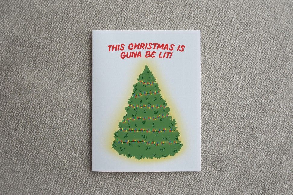 Christmas Greeting Card - Lit