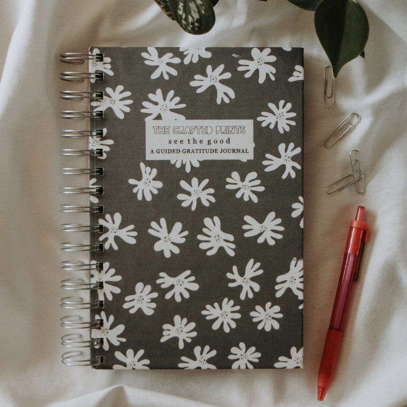 Guided Gratitude Journal - "See The Good" - Floral