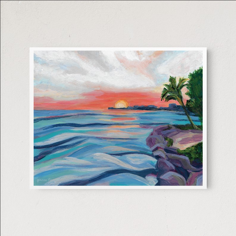 Hawaii Sunset - 17x22