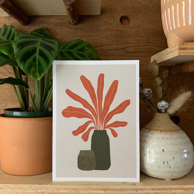 Orange Plant - 8x10