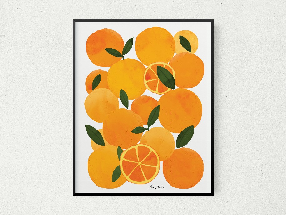 Oranges - 17x22