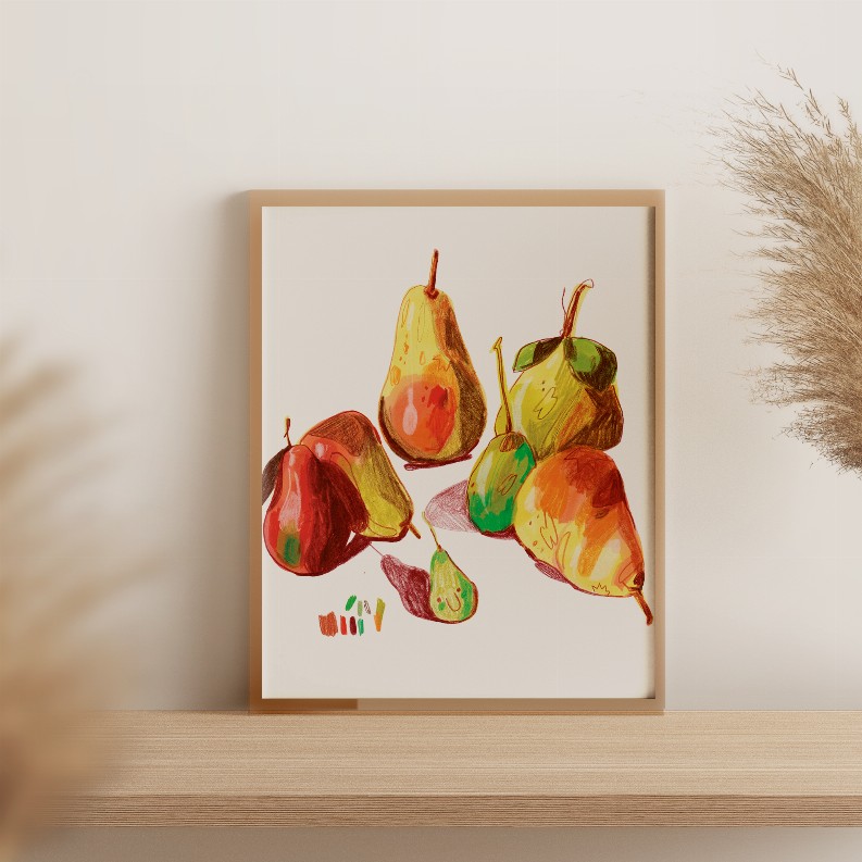 Pears - 5x7