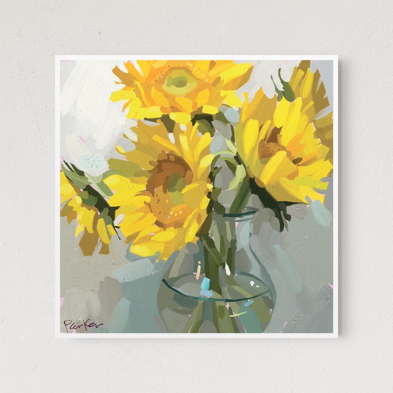 Sunflowers - 8x8