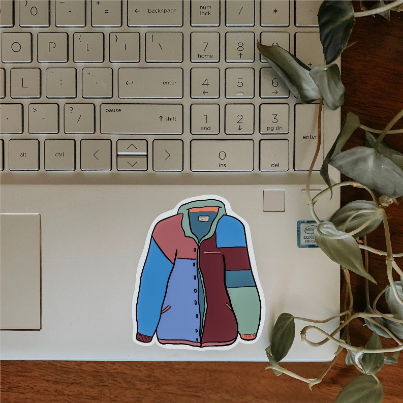 Windbreaker Sticker