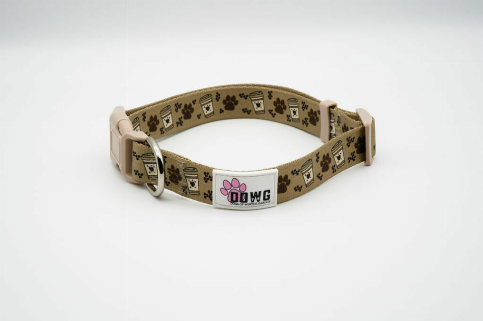 The Dowg Dog Collar - Small/Medium Caffeine and Canines