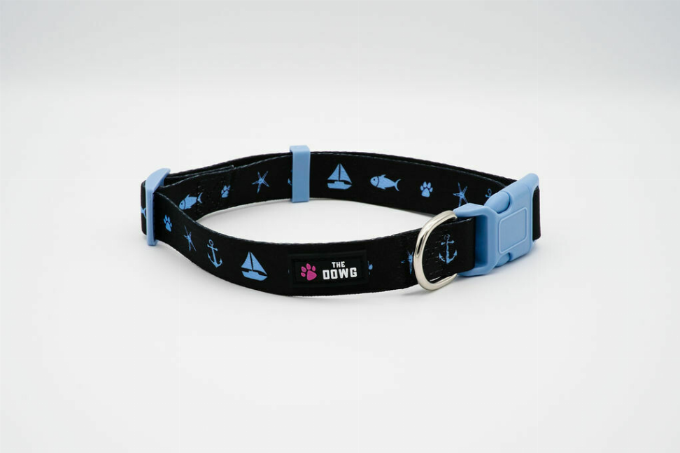 The Dowg Dog Collar - S Sails And Wagging Tails