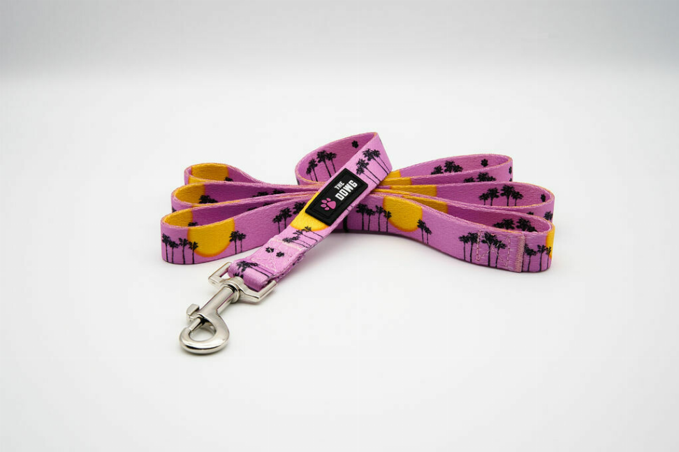 The Dowg Dog Leash Large Rose Pink