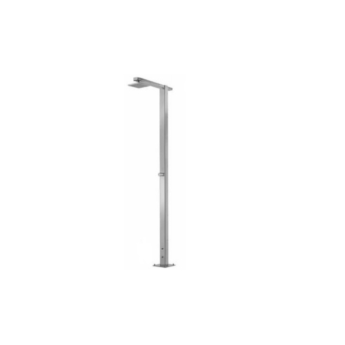Square SQ86 ADA Compiant 316 Marine Grade Stainless Steel Free Standing Hot and Cold Shower Column