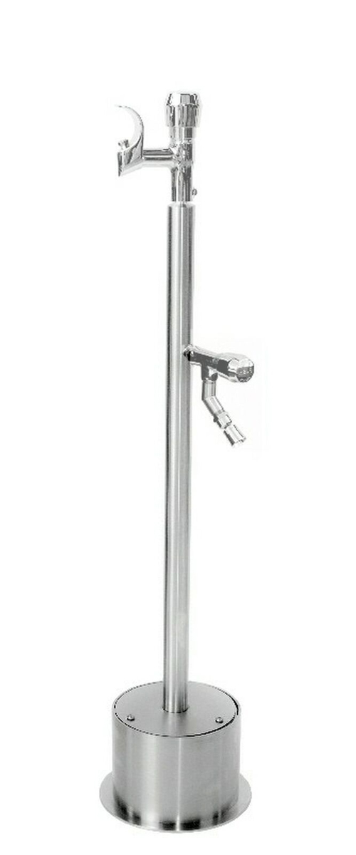 FSFSDF-054-ADA Free Standing ADA Metered Drinking Fountain with Foot Shower