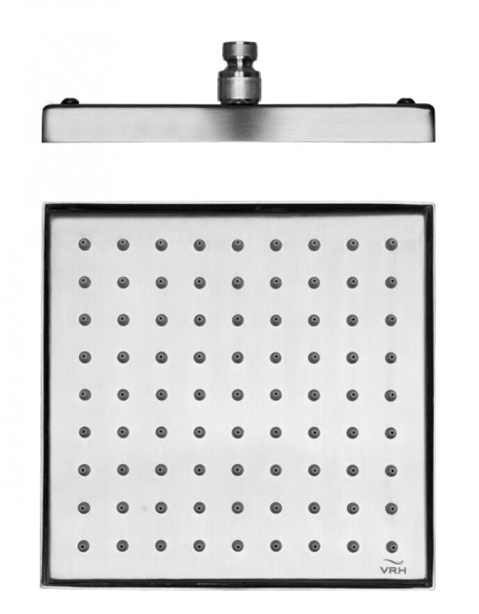 CAP-118ZAS-8 Stainless Steel Square Shower Head, Satin