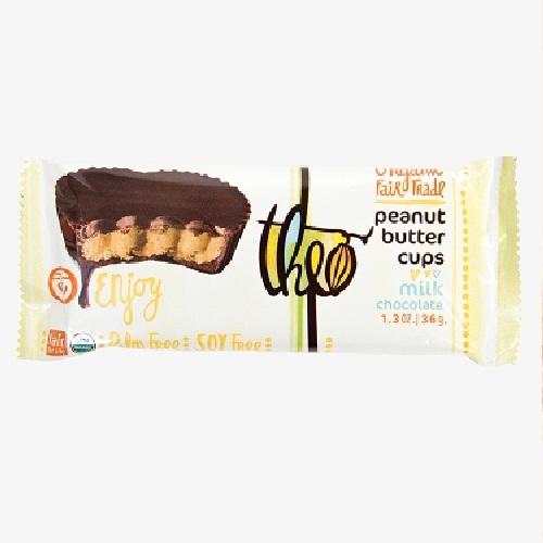 Theo Chocolate Milk Chocolate, Peanut Butter Cups (12x1.3 OZ)