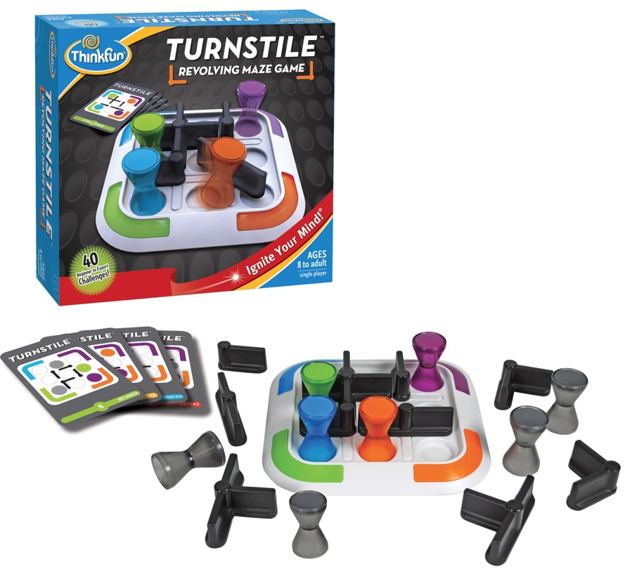 Turnstile Revolving Maze Game