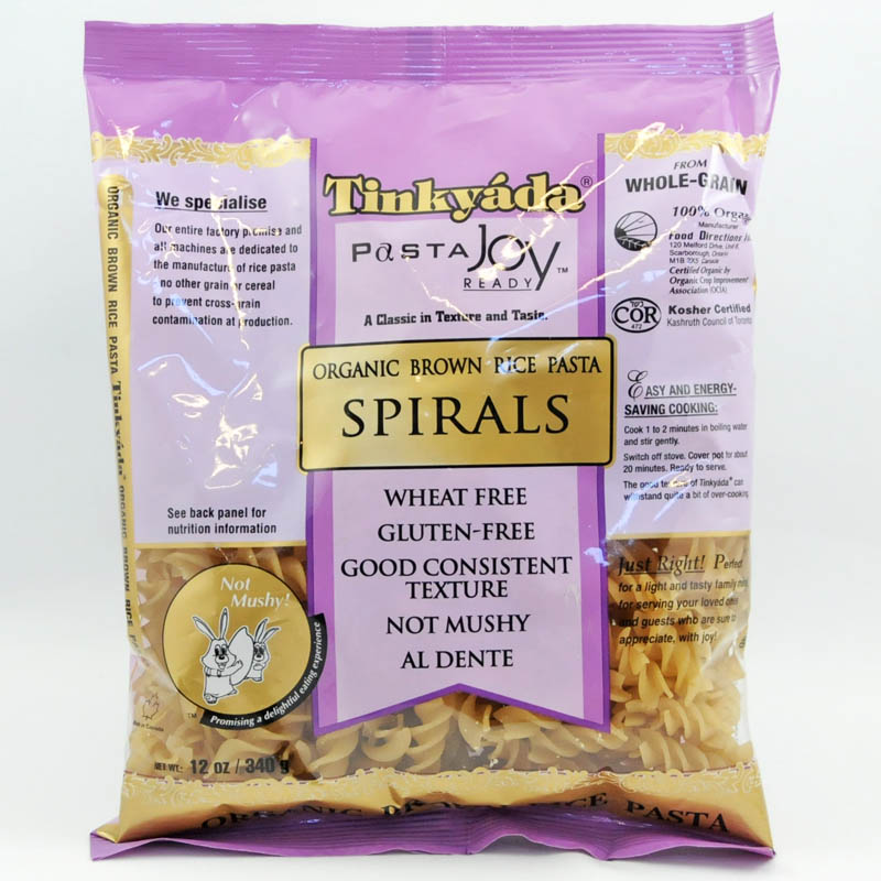 Tinkyada Spirals Brown Rice Pasta (12x16 Oz)