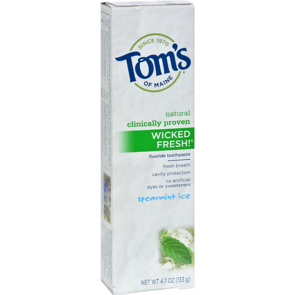 Tom's Of Maine Wicked Fresh! Spearmint Ice Toothpaste (6x4.7 Oz)